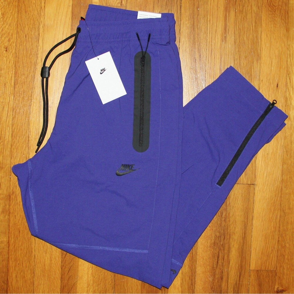 Nike Tech Woven Pants Mens M L Deep Night Black Blue